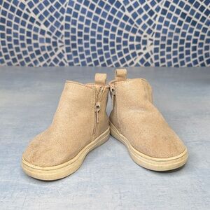 (5for$10) Kids Tan Sparkle Boots/ Size 6/ First Steps